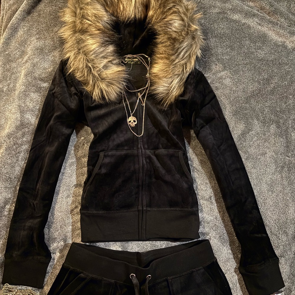 Juicy Couture Black Set with Sparkle Accents